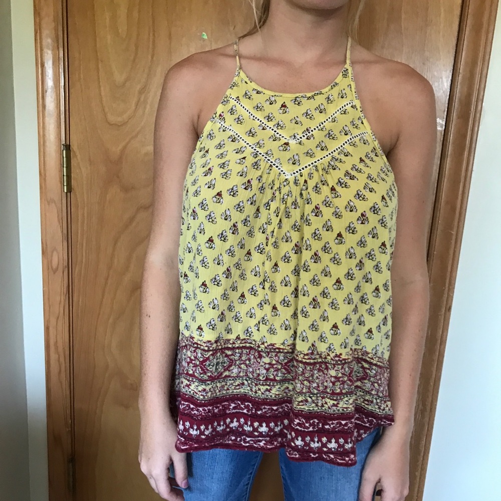 Hollister racerback loose tank top
